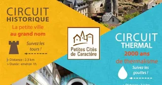 Pas à pas "Thermal" et "Historique" - Bourbon-l'Archambault Pas à pas "Thermal" et "Historique" - Bourbon-l'Archambault