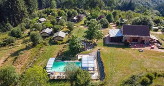 Les dômes au Domaine la Chabanne
