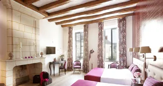 Hotel La Croix Blanche Fontevraud - Chambre famille_7 Hotel La Croix Blanche Fontevraud - Chambre famille_7
