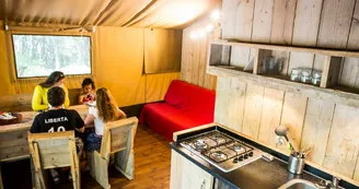 Safari Lodges au Camping Mille Etoiles