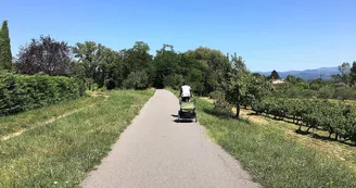 Le Vallon du Savel, voie verte et rivière à côté