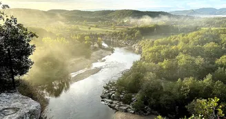 Le Vallon du Savel, voie verte et rivière à côté