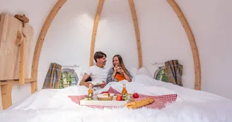 Les Cabanes Perchées du Safari de Peaugres