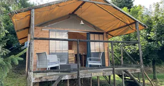 Tente Lodge - Camping La Ferme de Simondon