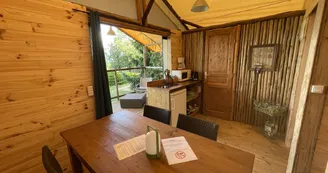 Tente Lodge - Camping La Ferme de Simondon