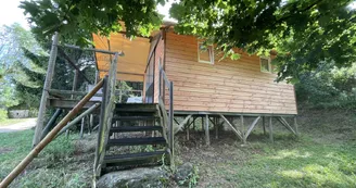 Tente Lodge - Camping La Ferme de Simondon