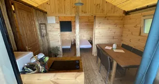 Tente Lodge - Camping La Ferme de Simondon
