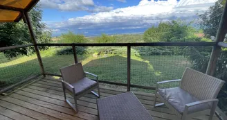 Tente Lodge - Camping La Ferme de Simondon