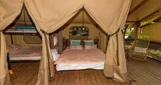 Les tentes lodges - Camping MAUI
