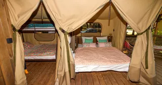 Les tentes lodges - Camping MAUI