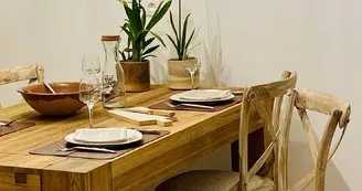 Villa Carpe Diem, gîte bien-être 4 * accessible PMR, climatisation /mini-piscine privée, SPA et sauna 2-3 personnes SUD Ardèche