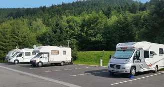 Aire de stationnement pour camping-cars du Domaine du Haut des Bluches