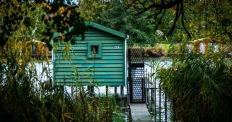 Étangs de Hoste et leurs cabanons