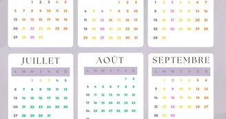 Calendrier parc 2026