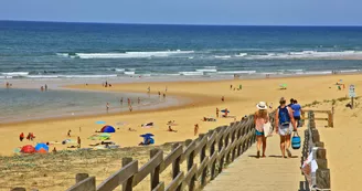 Plage nord-Messanges-Landes Atlantique Sud
