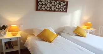 Maison Lorea-chambre twin-Ascarat Maison Lorea-chambre twin-Ascarat