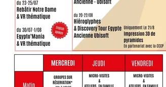 Micro-Folie à l'abbaye programmation été  2025