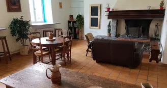 Salon entier gîte Chaneü à Osse-en-Aspe