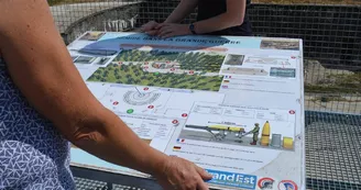 Vestiges du canon de marine allemand