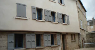 Gîte d'étape communal de La Canourgue - Vue de la place au blé