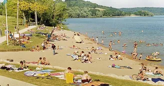 Plage du lac de la Liez