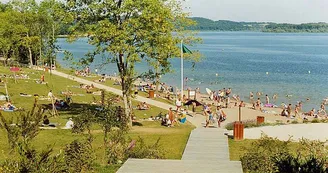 Plage du lac de la Liez