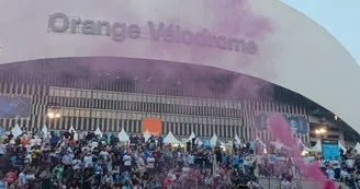 Parvis du stade Orange Vélodrome Marseille