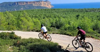 Les Calanques en Vtt électrique