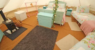 Tipi Bluebell walk