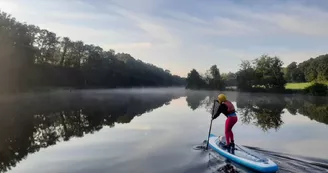 Sur la Mayenne en stand up paddle Sur la Mayenne en stand up paddle