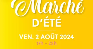 Affiche marché d'été 2024 Affiche marché d'été 2024