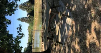 Aire de pique nique, plan d'eau