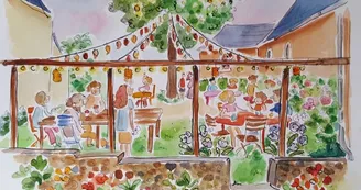 guinguette au coin de la rue