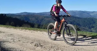 Revêtement liaison vélo Saint-Argève - Lamastre