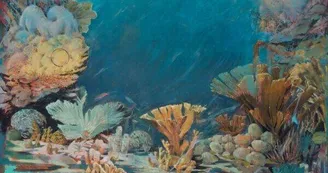 Julien des Monstiers, Soleil rose, orange, rouge, 2026, 250x170 cm, huile sur toile ©Clément Darrasse Julien des Monstiers, Soleil rose, orange, rouge, 2026, 250x170 cm, huile sur toile ©Clément Darrasse