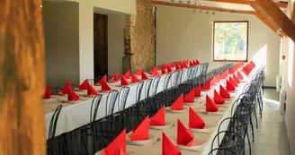Gîte de La Poterie - Salle de réception 100 pers