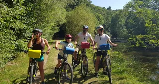 Balade à VTT électrique e famille