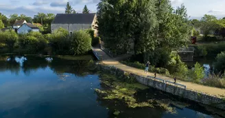 Vue aérienne Moulin de la Bruère Vue aérienne Moulin de la Bruère