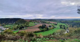 Vue depuis le sentier Vue depuis le sentier