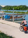 Viarhôna le long du port de Viviers