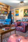 Hotel Le Castel a Brissac, le salon